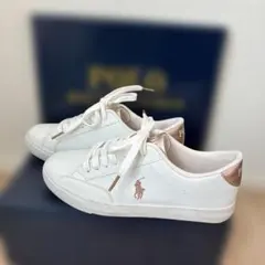 Polo Ralph Lauren ホワイト スニーカー24.5試着のみ