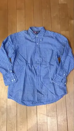 RALPH LAUREN 青チェック シャツ CHAPS