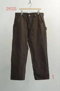 26SS コットンダック ペインターパンツ サイズ 1 ブラック - メルカリ
