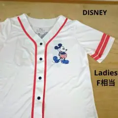 ディズニー Mickeyミッキー#28ベースボールシャツ ユニフォーム