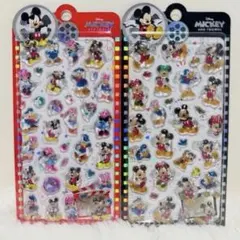 ディズニー　ミッキー　ミニー　シール　正規品　2枚セット