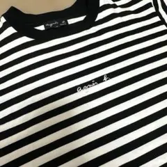 agnes b. ボーダー Tシャツワンピース