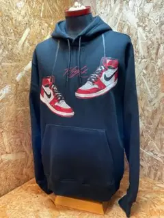 未使用 ナイキ FD0568-010 ジョーダン1プリント スウェットパーカ M