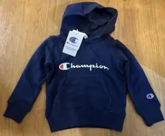 【新品】Champion ネイビー パーカー 100