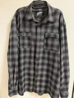 LEFLAH レフラー　チェックシャツ XXL ブラック　WANIMA レフラー