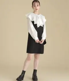 Ray BEAMS ボンディング　ミニワンピースのサムネイル