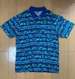 NIKE ナイキ 90s 銀タグ 総柄 ポロシャツ