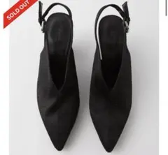 【美品】MOUSSY SLING BACK LUSTER パンプス　Sサイズのサムネイル