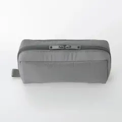 無印良品 ポリエステル ガジェットポーチ グレー 収納ケース