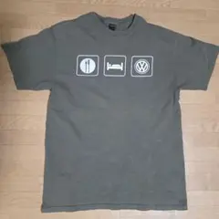 M&O Gold オリーブグリーン フォルクスワーゲン Tシャツ 古着 Mのサムネイル