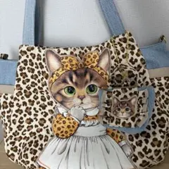 も*ー様 ハンドメイド コヤンイサムチョン ヒョウ柄サンダーちゃん チューリップ