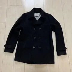 【DURBAN】ブラック ピーコート【L】