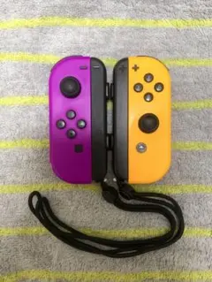 Nintendo Switch Joy-Con パープル/イエロー ストラップ - メルカリ