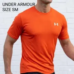 アンダーアーマー 半袖 Tシャツ オレンジ スポーツ トレーニング SMサイズ