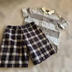 Burberry ポロシャツ&ハーフパンツセット 120A