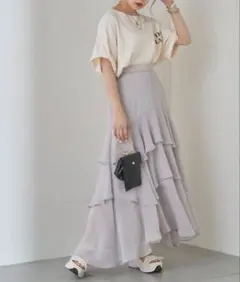 フーズフーチコ　イレヘムティアードスカートのサムネイル