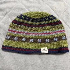 クラッシャーハット　ニット帽　y2k