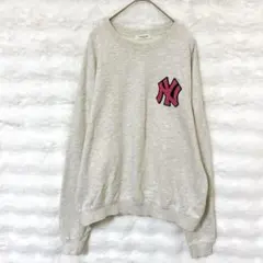 フリークスストア 刺繍ロゴ スウェット グレー F ビッグサイズ 綿 ゆるだぼのサムネイル