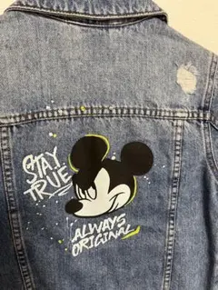 値下げ！ZARA☆キッズ☆ミッキーコラボ☆Gジャン☆サイズ９　134