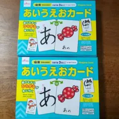 DAISO あいうえおカード 2個セット 知育玩具　ひらがな学習のサムネイル
