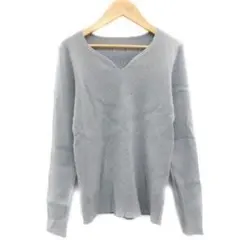 セゾンドパピヨン SAISON DE PAPILLON ニット カットソー L