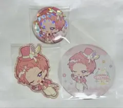 あんスタ　アニカフェ　イースター　缶バッジ　ステッカー　コースター　斎宮宗