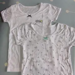 女の子用 肌着 Tシャツ 2枚セット 140サイズ