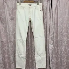 ユニクロ　UNIQLO スキニーパンツ　白色　ホワイト　スリム　レディース