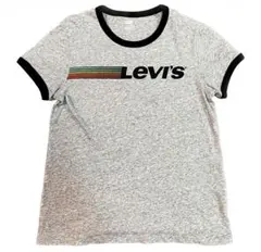 Levi's リーバイス　グレー 半袖 Tシャツ ロゴ入り