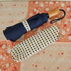ぽ*ち様 折りたたみ傘　晴れ雨兼用