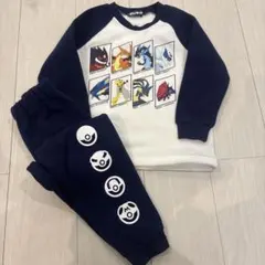 ⭐︎新品：未使用⭐︎ポケモン裏起毛 パジャマセット 110cm