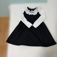 新品未使用　入学式　セレモニー　ワンピース　120 西松屋　黒