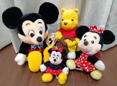 【近日中に処分予定】ディズニー　ぬいぐるみ　セット　ミッキー　ミニー　プーさん