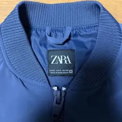 ZARA ザラ ボンバージャケットMA-1 ネイビー メンズS(M相当)