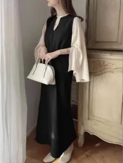 【6/6までの限定価格】GRL キーネックジャンパースカート［dk968］