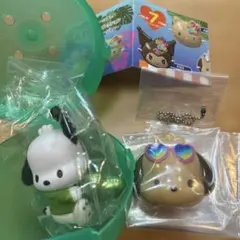 サンリオ おめんコレクション 、きらめきバルーンフィギュア　ポチャッコ