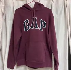 美品‼️GAP バーガンディー　ロゴパーカー　00s y2k 平成ファッション