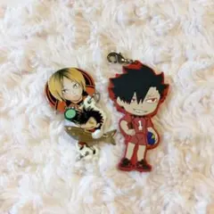 【次回発送は5/7(木)以降】ハイキュー!! 黒尾鉄朗ストラップ& 孤爪研磨