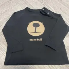 mont-bell クマロゴ Tシャツ 90サイズ 黒