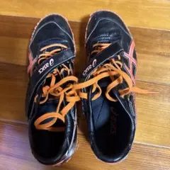 asics ハイジャンスパイク　ブラック オレンジ サイズ27.5のサムネイル