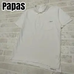 Papas　パパス　ポロシャツ　Lサイズ