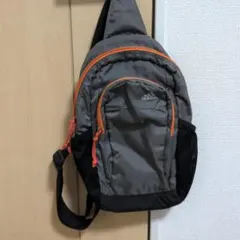 adidas ボディバッグ グレー×オレンジ