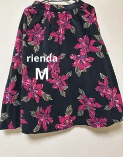 rienda 花柄フレアスカート Mサイズ