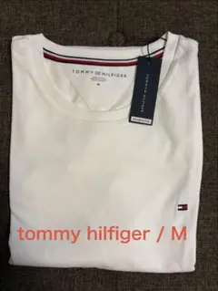 新品未使用【Ｍ】トミーヒルフィガー　Tシャツ　ホワイト