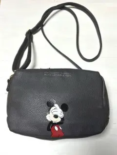 ピンクアドベ　ミッキーコラボ　ショルダーバッグ グレーのサムネイル