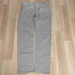 Levi's 505 ストレッチデニムパンツ W33 ジーンズ グレー