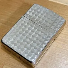 ZIPPO アーマー 両面彫刻 バンブーカット シルバーいぶし ジッポー 
