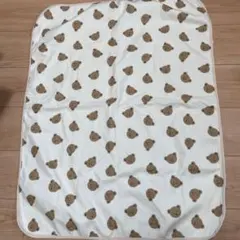 クマ柄 防水マット、おくるみ、マット3点セット