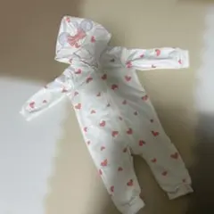 ハート柄ロンパース