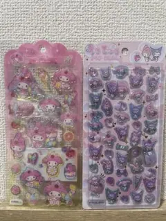 クロミうるちゅる　マイメロうるちゅるボンボンドロップシール　ジェリーシール